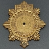 1937 ROA Club Sunburst Brass Decoder Badge